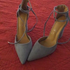 Grey heels size 38/8